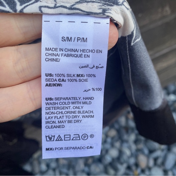 Soma Silk Kimono Robe sz S/M - Picture 5 of 6